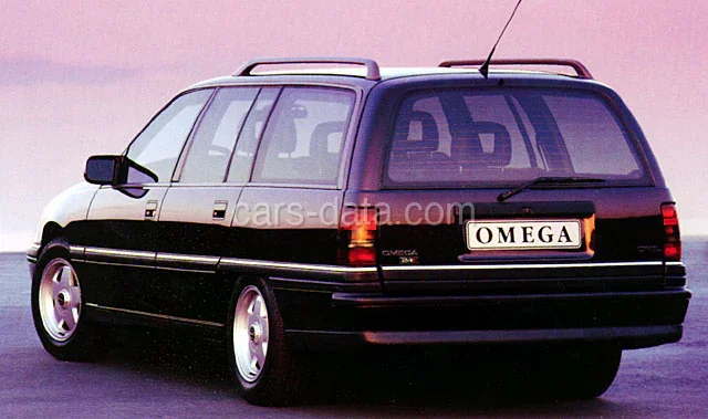 Opel Omega Caravan 2.3 TD CD 1989 front view