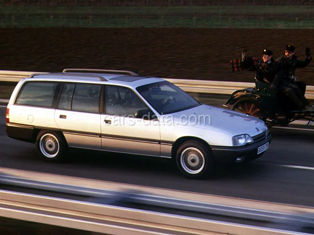 Opel Omega Caravan 2.0i GLS 1986 front view