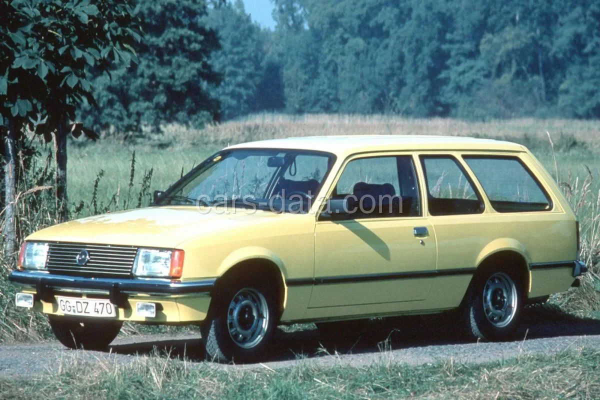 Opel Rekord Caravan 2.3 D 1978 front view