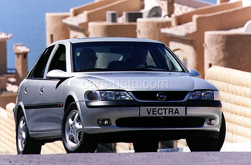 Opel Vectra 1.7 TD CD 1995 front view