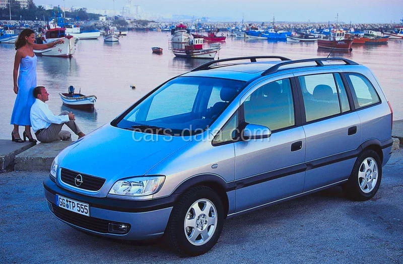 Opel Zafira 2.0 DTi-16V Elegance 2000 front view
