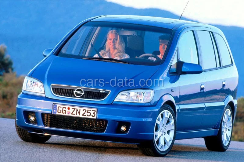 Opel Zafira OPC Turbo 2.0 2001 front view