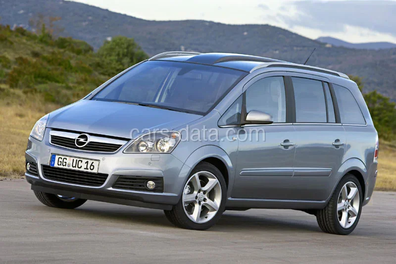 Opel Zafira 2.2 Cosmo 2005 front view