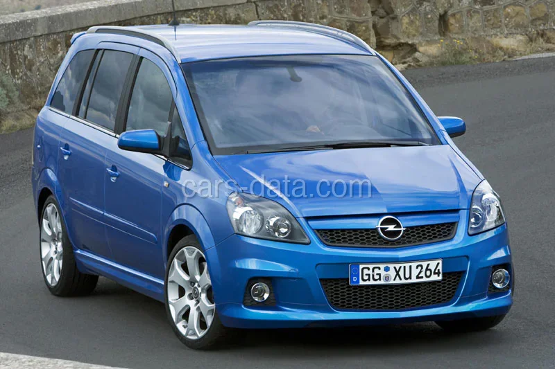 Opel Zafira OPC 2005 front view