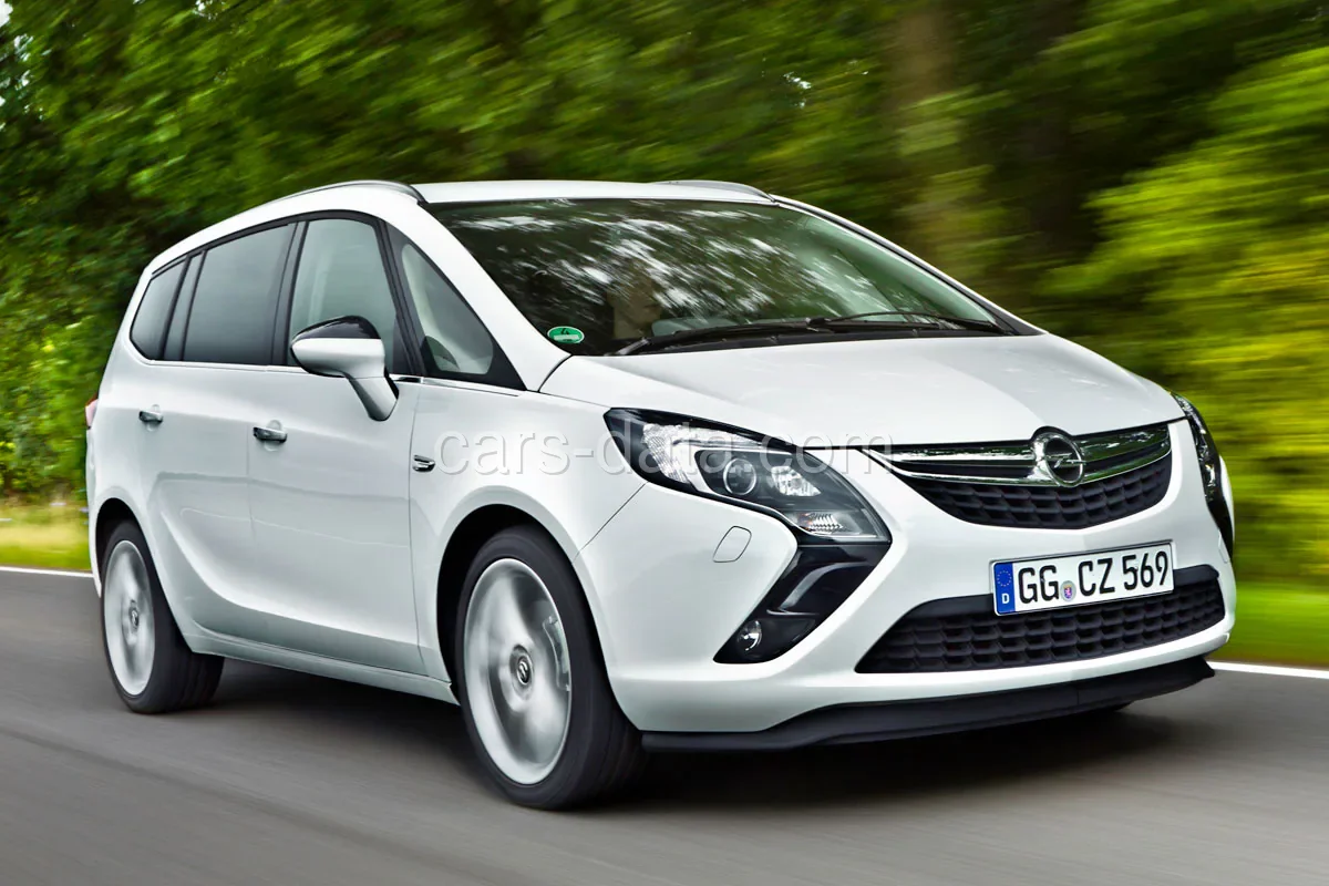 Opel Zafira 2.0 CDTI 130hp Cosmo 2011 front view