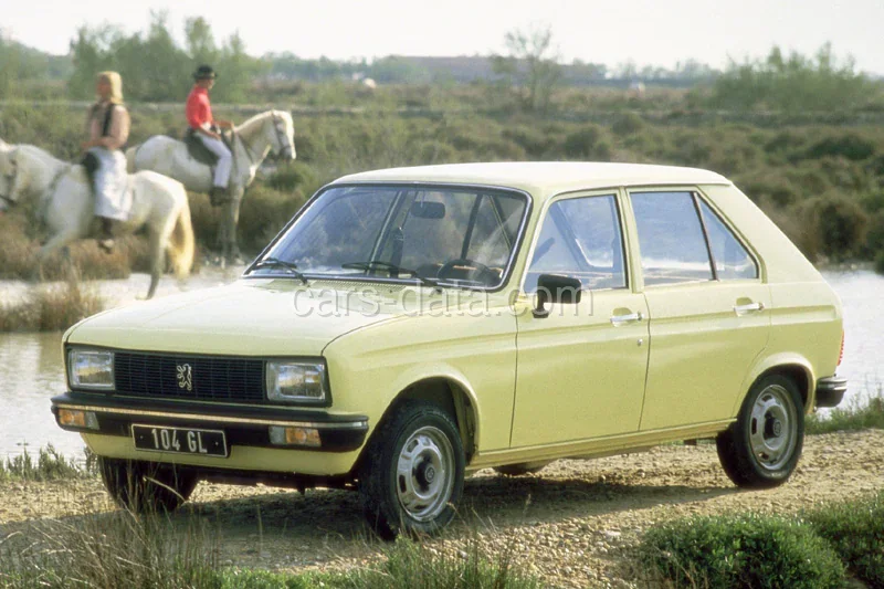Peugeot 104 SR 1979 front view