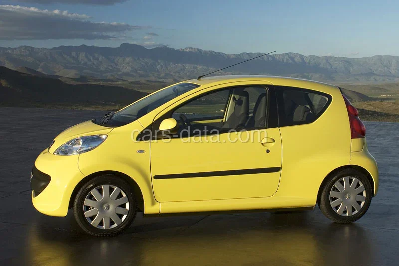 Peugeot 107 XR 1.0 2005 front view
