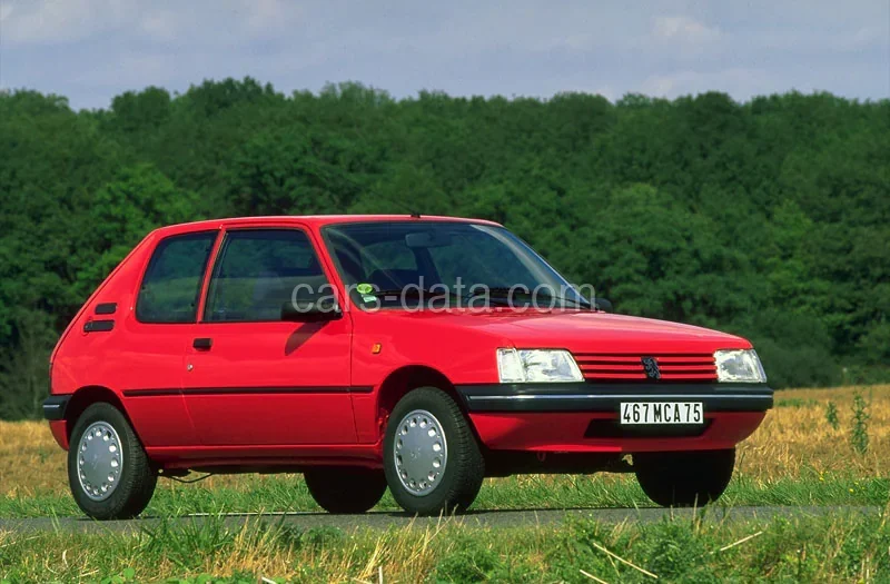 Peugeot 205 Génération 1.8 D 1996 front view