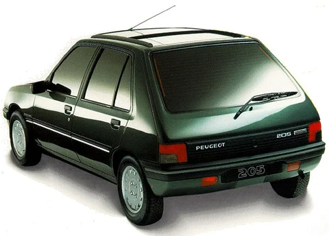 Peugeot 205 GT 1987 view 2