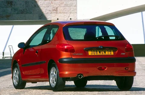 Peugeot 206 XT 1.9 D 1998 view 6