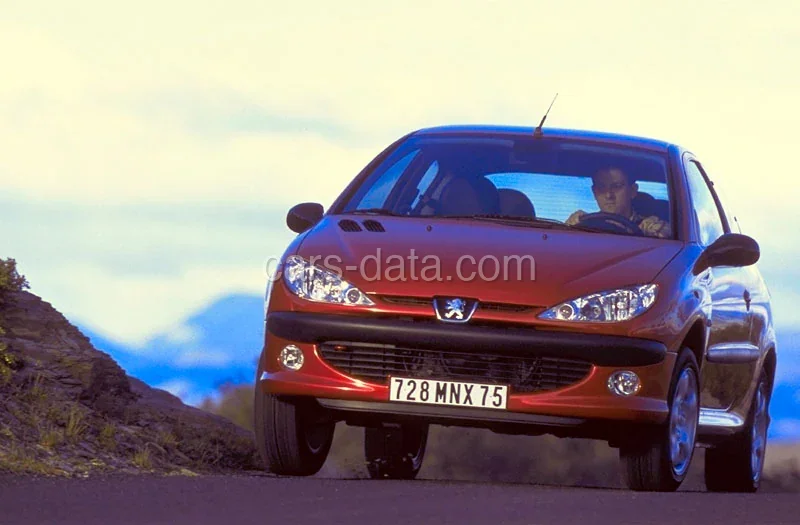Peugeot 206 GTI 2.0-16V 1999 front view