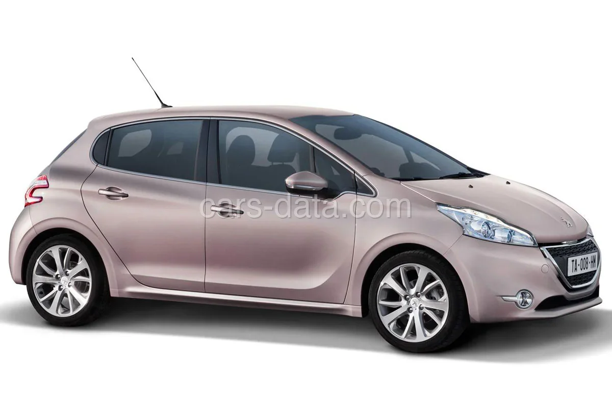 Peugeot 208 Access 1.4 e-HDi 2012 front view