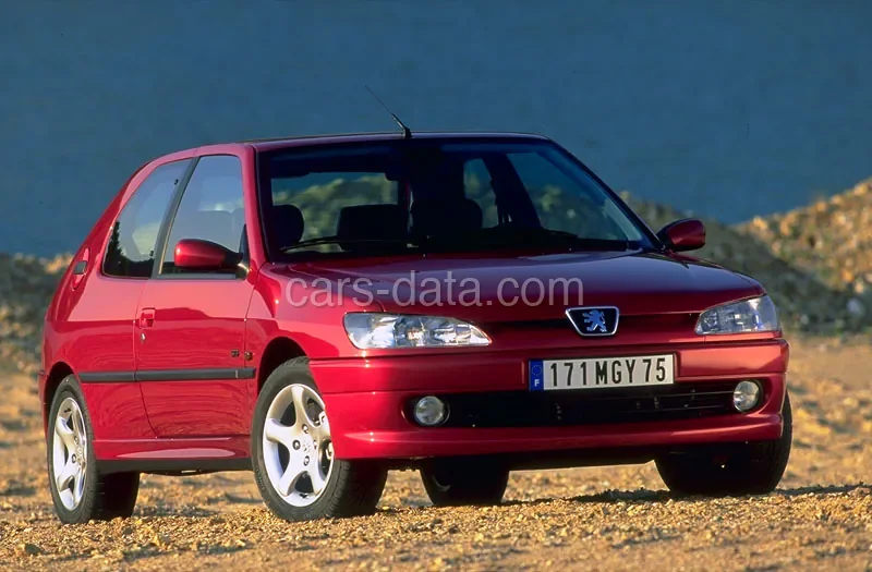 Peugeot 306 XSdt 1.9 1997 front view