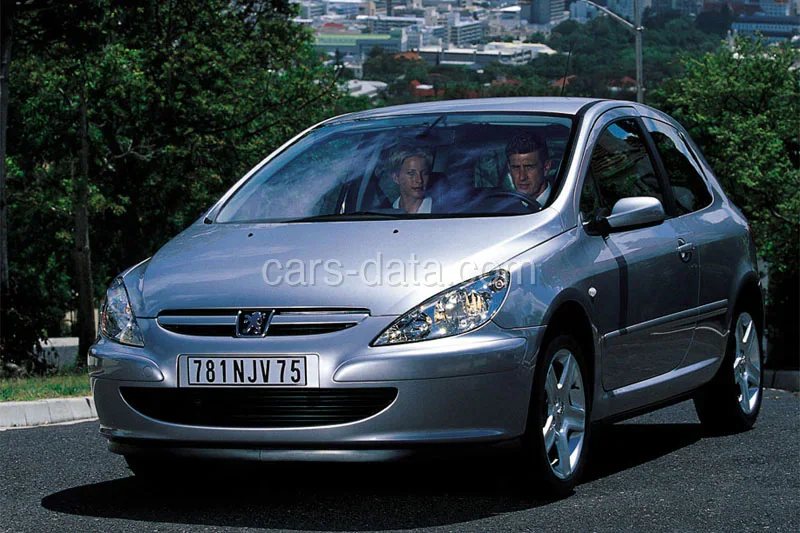 Peugeot 307 Gentry 1.4 2001 front view