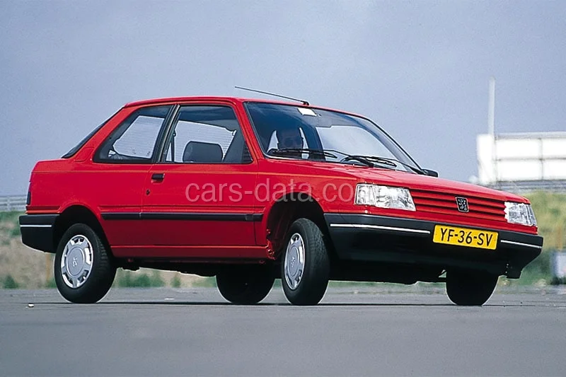 Peugeot 309 Automatic 1989 front view