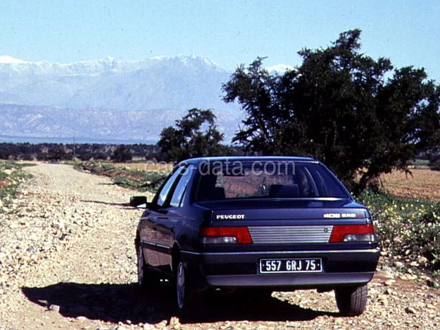 Peugeot 405 SRi 1988 front view
