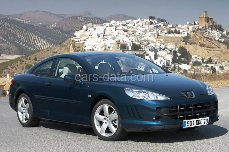 Peugeot 407 Coupé Référence 2.7 HDiF V6 2005 front view