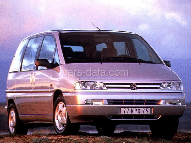 Peugeot 806 Pullman dt 2.1 1996 front view