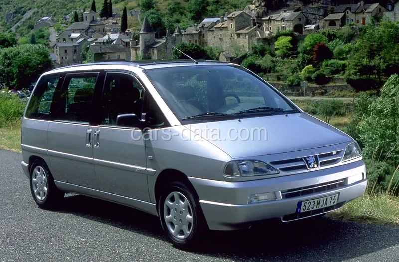 Peugeot 806 SR 2.0 1998 front view