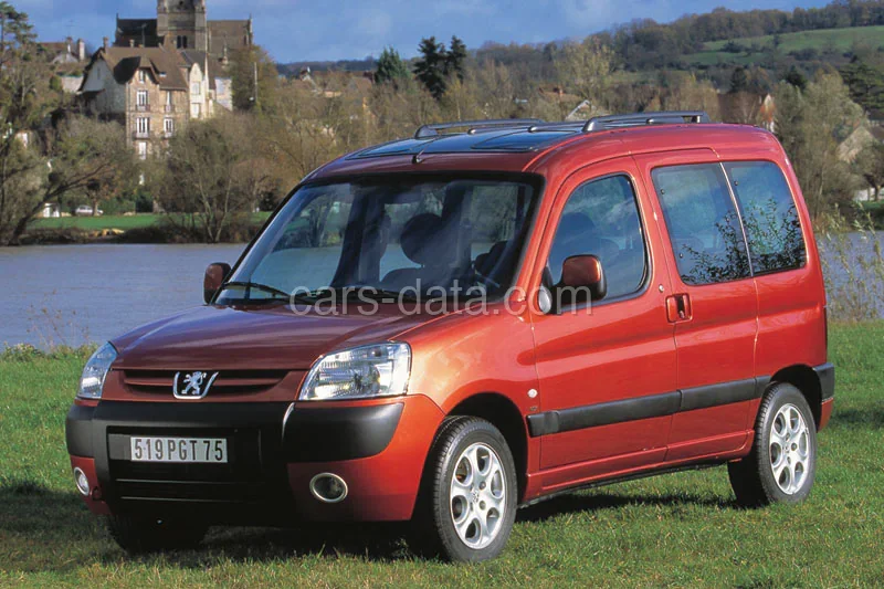Peugeot Partner VTC 2.0 HDI 2002 front view