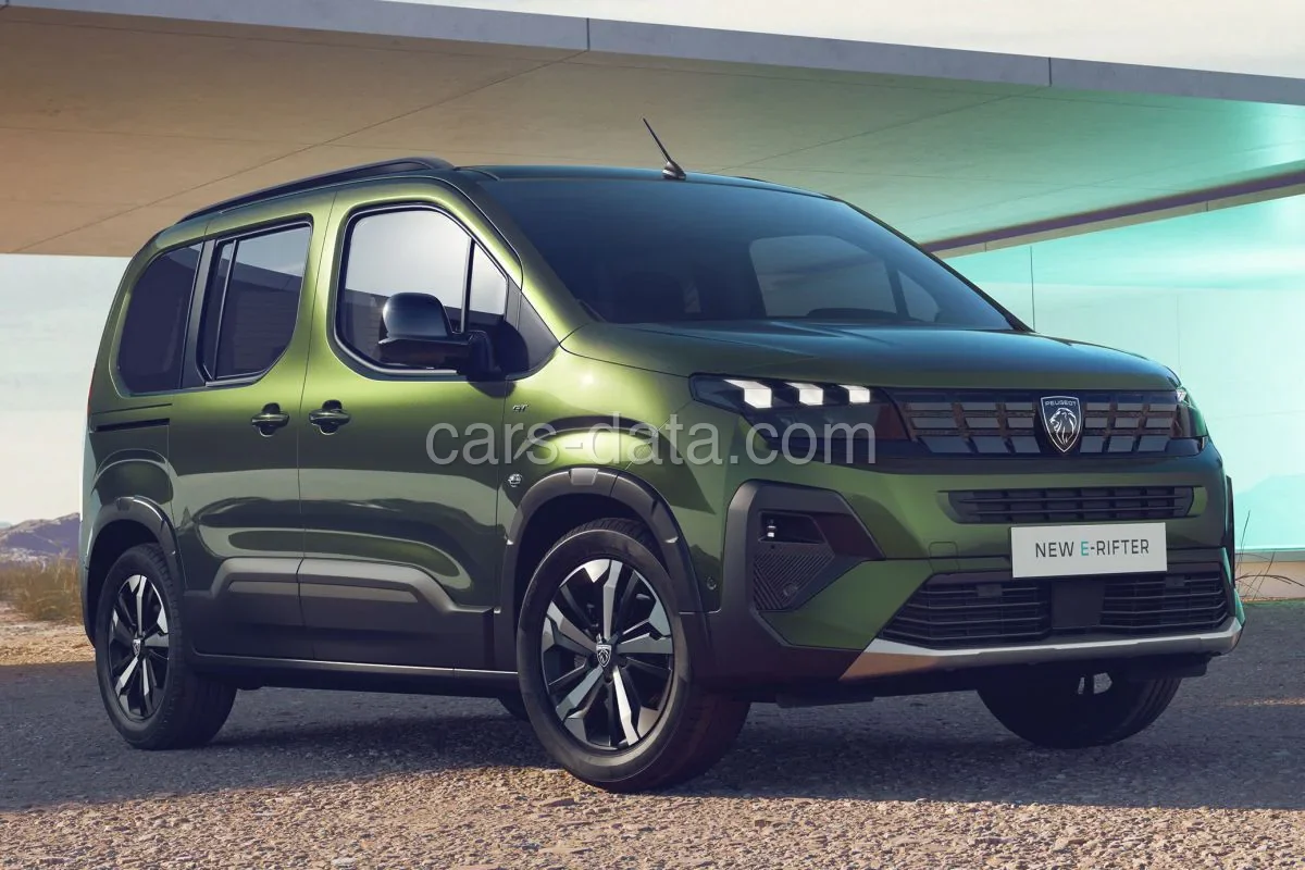 Peugeot Rifter e-Rifter Allure 50kWh 2024 front view