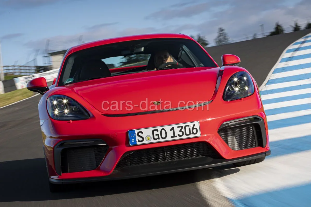 Porsche 718 Cayman GT4 2021 front view