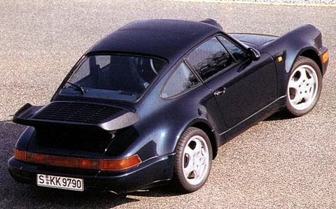 Porsche 911 Turbo 1990 view 2