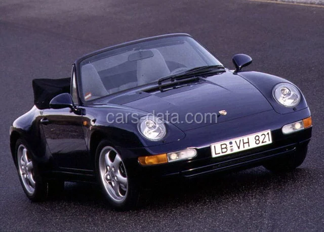 Porsche 911 Carrera Cabriolet 1994 front view