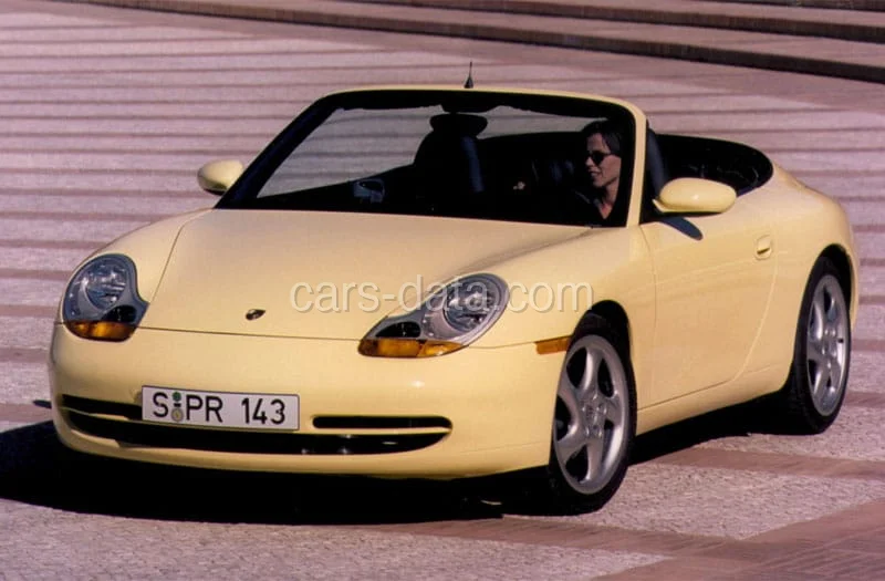 Porsche 911 Carrera 4 Cabriolet 1998 front view