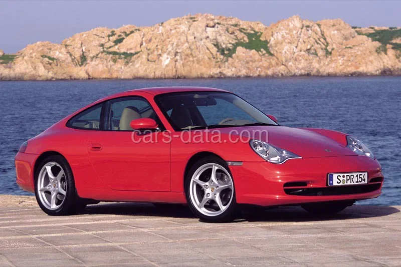 Porsche 911 Carrera 4 Coupé 2001 front view