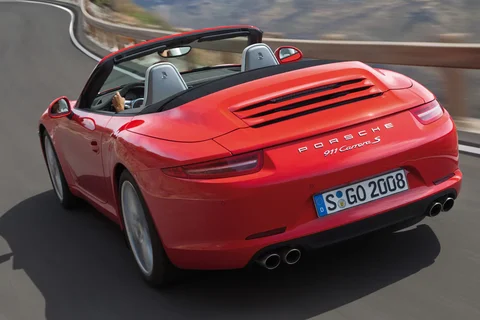 Porsche 911 Carrera Cabriolet 2012 view 3