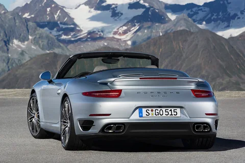 Porsche 911 Turbo S Cabriolet 2013 view 2