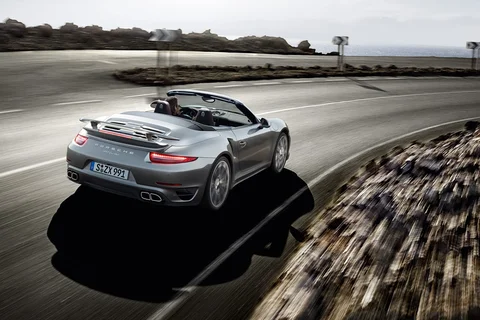 Porsche 911 Turbo S Cabriolet 2013 view 12