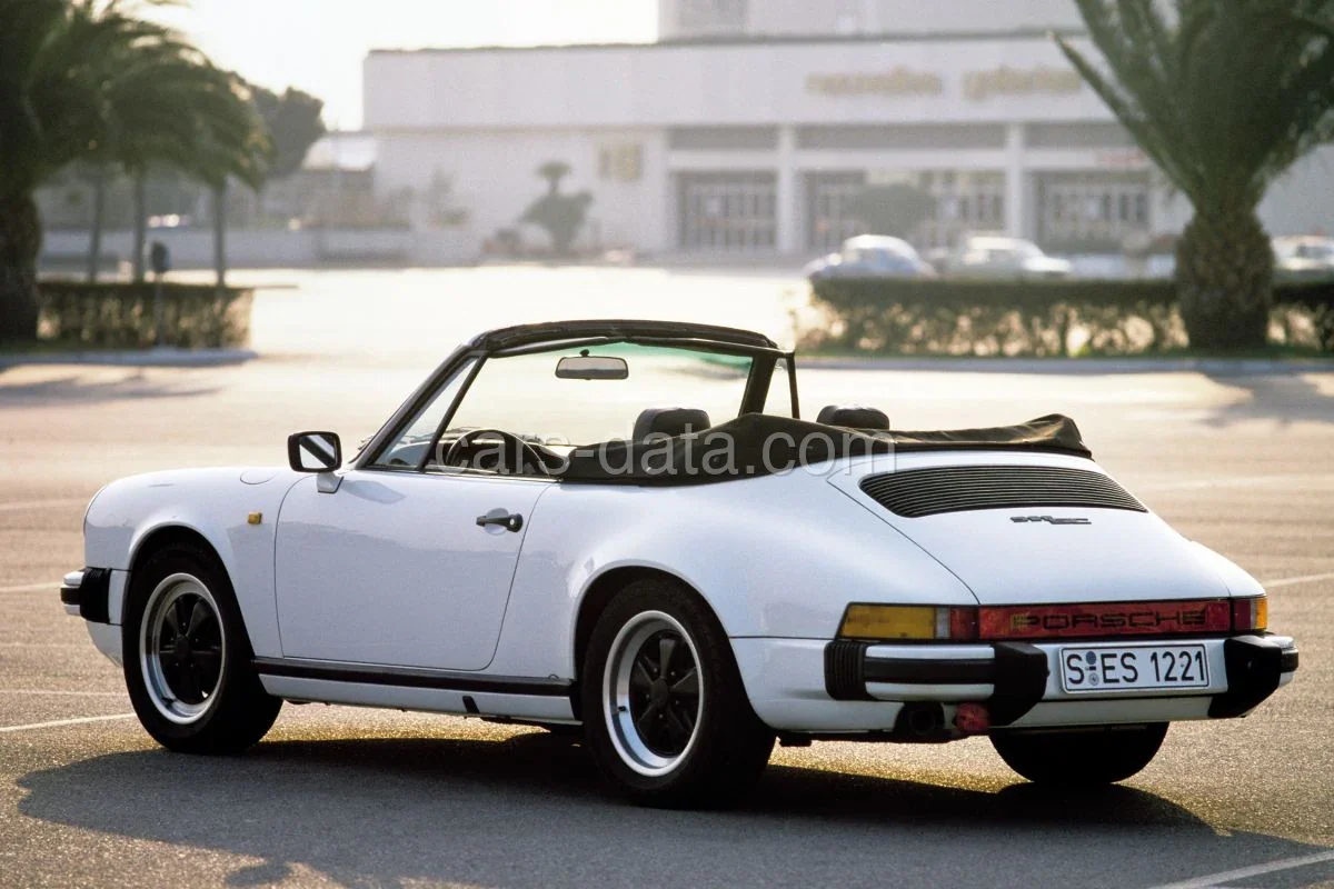Porsche 911 Cabriolet SC 1982 front view