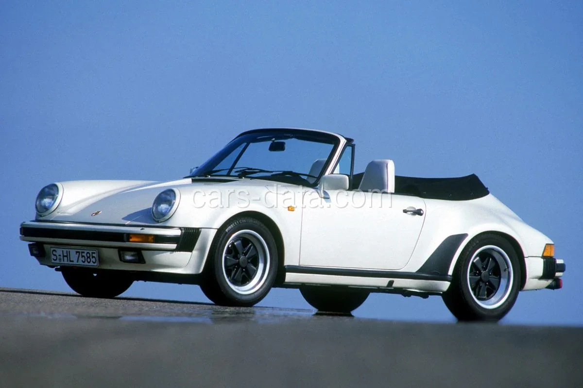 Porsche 911 Turbo Cabriolet 1987 front view