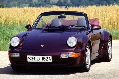 Porsche 911 Carrera 2 Cabriolet 1989 view 3