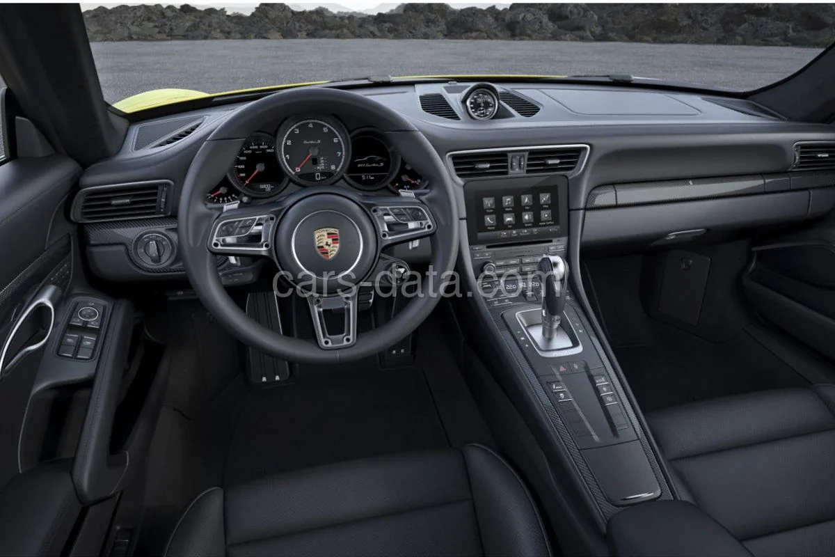 Porsche 911 Carrera Turbo Cabriolet 2016 front view