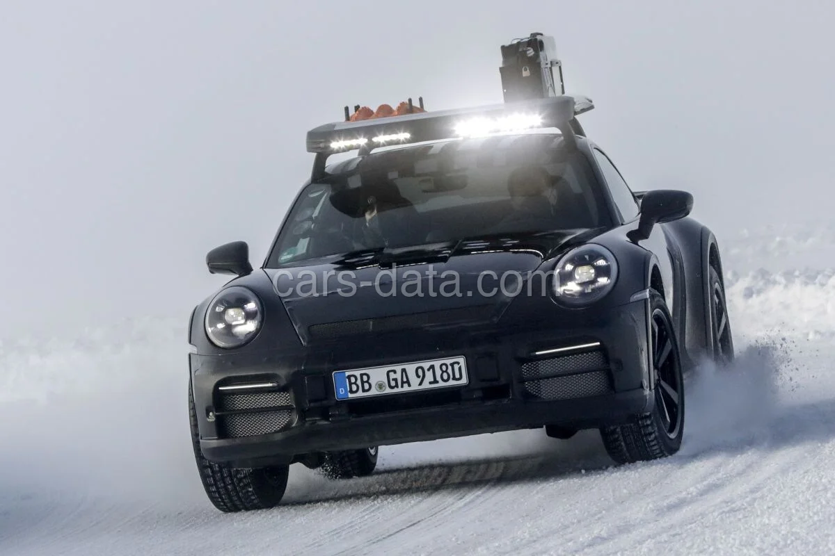 Porsche 911 Dakar 2023 front view