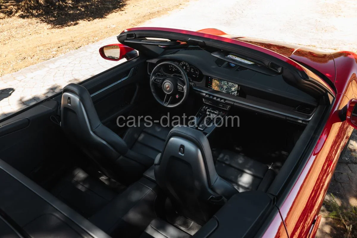 Porsche 911 Carrera Cabriolet 2024 front view