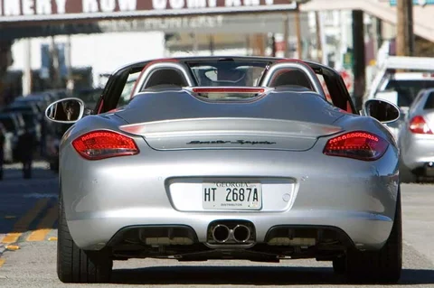 Porsche Boxster Spyder 2010 view 8