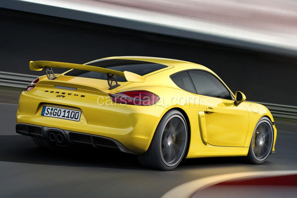 Porsche Cayman GT4 2015 front view