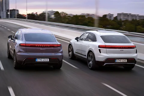 Porsche Macan GTS Electric 2025 view 4