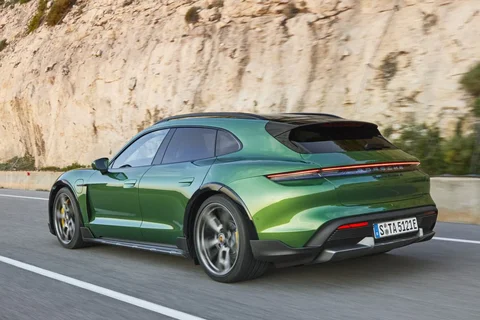 Porsche Taycan 4 Cross Turismo 2021 view 11