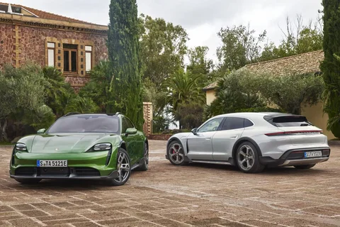Porsche Taycan 4 Cross Turismo 2021 view 12