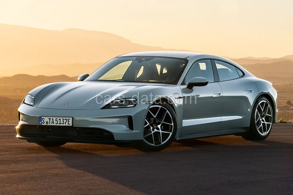 Porsche Taycan 4S 2024 front view