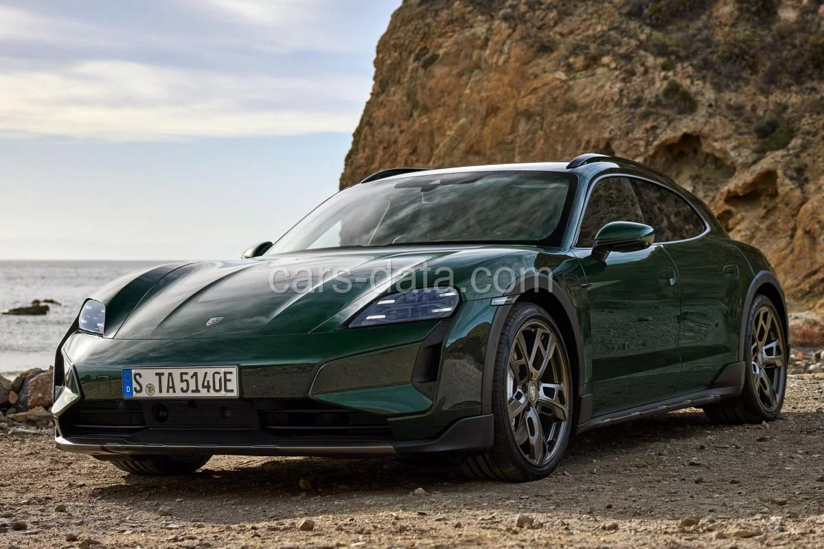 Porsche Taycan 4 Cross Turismo 2024 front view