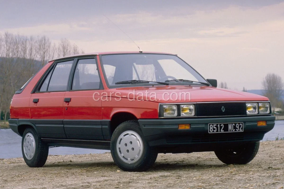 Renault 11 GTD 1984 front view