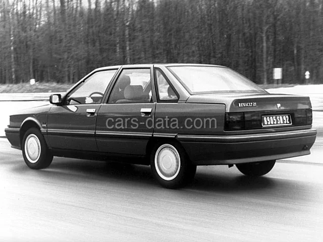 Renault 21 GTX 1989 front view