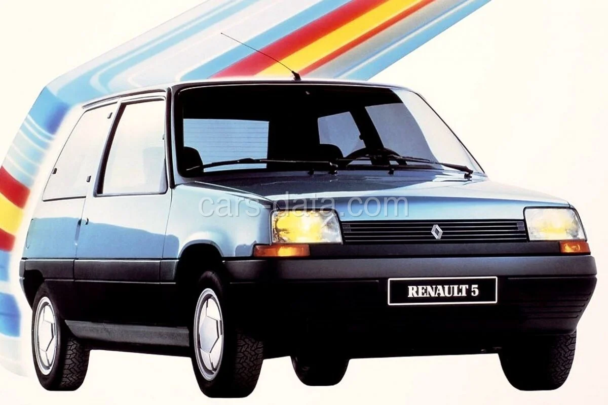 Renault 5 L 1986 front view