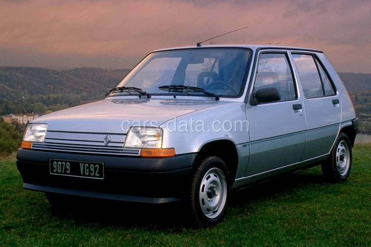 Renault 5 TR 1987 front view